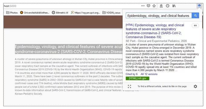 ASReview and google scholar