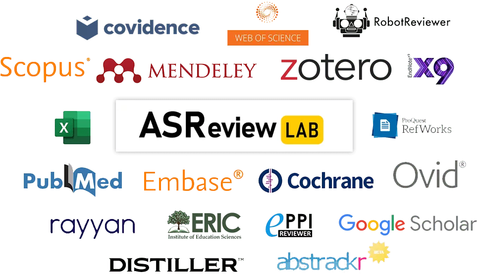 Software that works together with ASReview